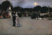 John Singer Sargent In the Luxembourg Gardens USA oil painting artist
